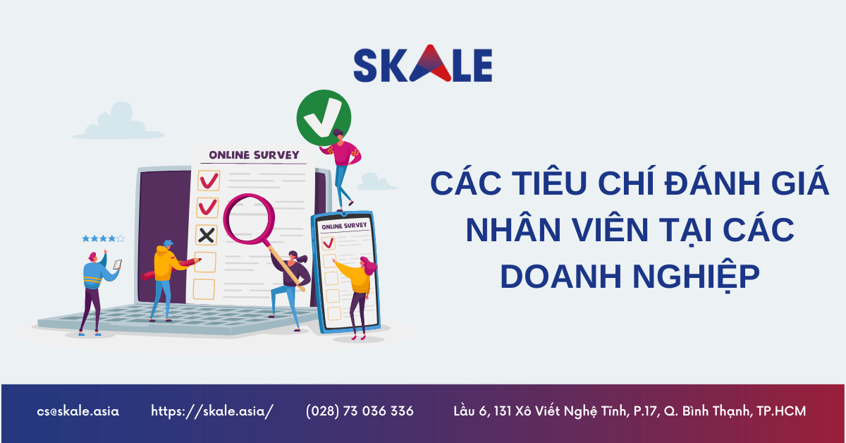 CÁC TIÊU CHÍ ĐÁNH GIÁ NHÂN VIÊN TẠI CÁC DOANH NGHIỆP