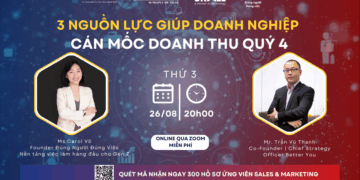 Workshop Online – 3 NGUỒN LỰC GIÚP DOANH NGHIỆP CÁN ĐÍCH DOANH THU QUÝ 4