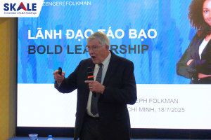 TS. Joseph Folkman chia sẻ tại sự kiện Bold Leadership – tổ chức bởi SKALE tại TP.HCM